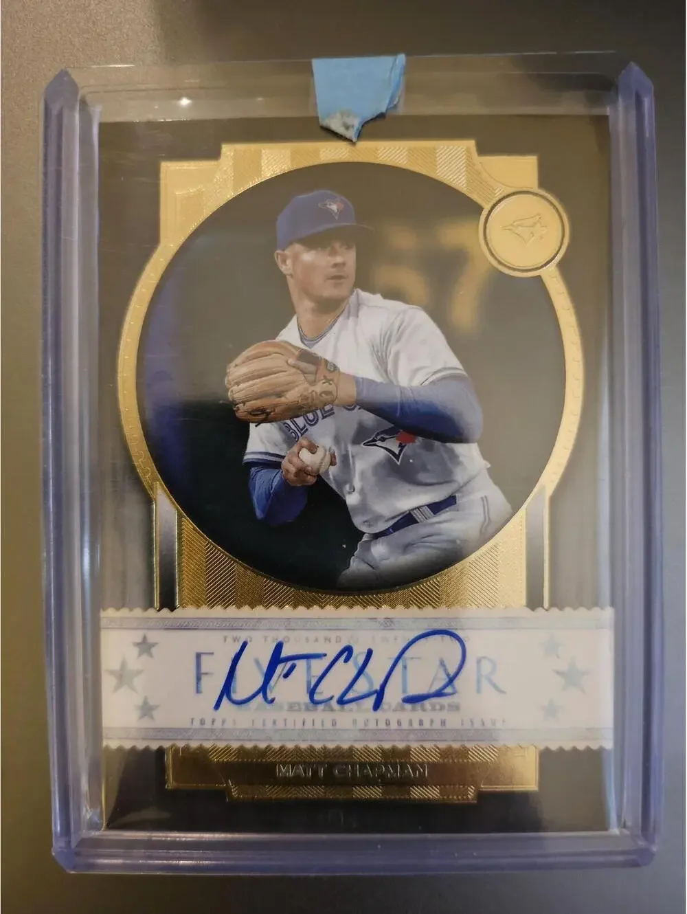 2022 Topps Five Star Matt Chapman Auto #FSA-MCH Toronto Blue Jays